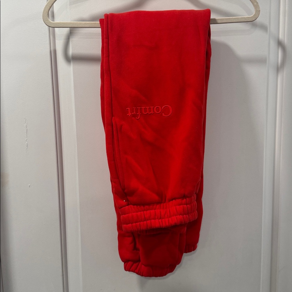 Comfort Crimsom Red Sweatpants